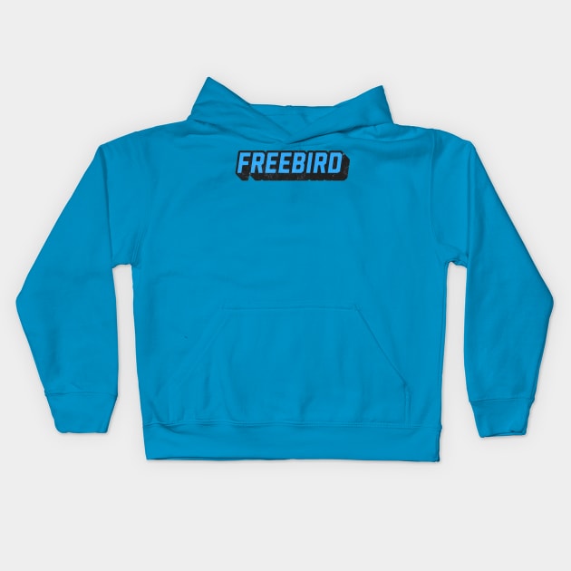 Freebird Under Blue Kids Hoodie by ProvinsiLampung